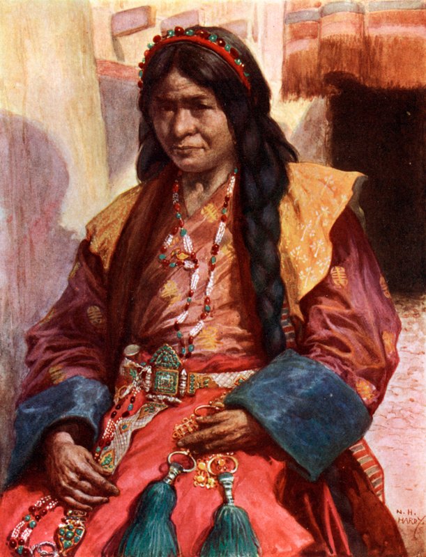 Lhászai nő, Tibet alkotó: Norman Hardy