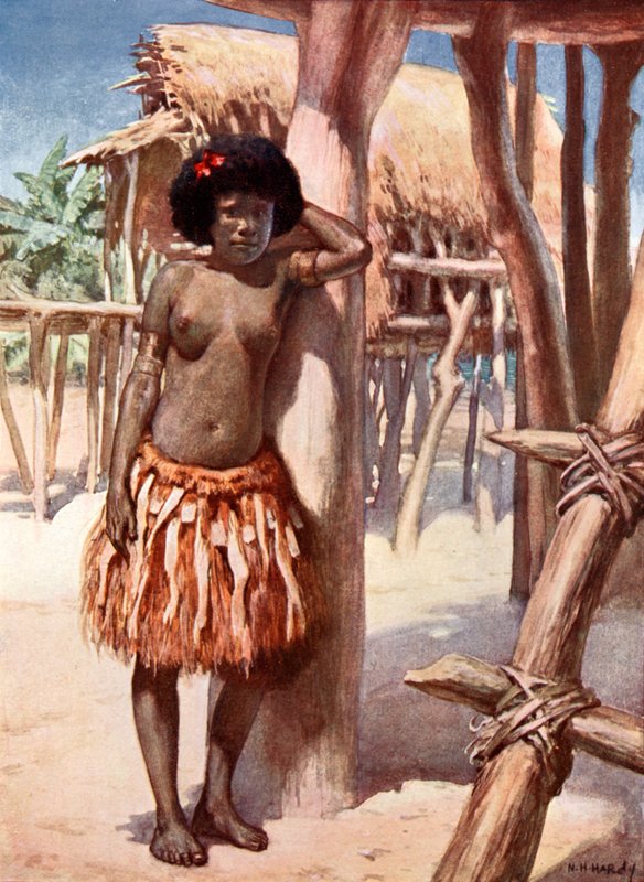 A Rigó körzet asszonya: Brit Új-Guinea alkotó: Norman Hardy