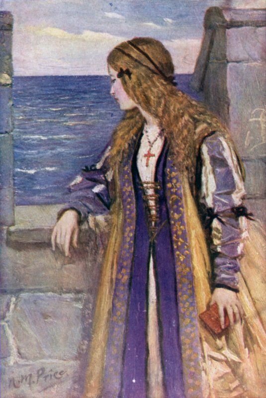 Clare a tantalloni oszlopokról (színes litó) alkotó: Norman Mills (after) Price