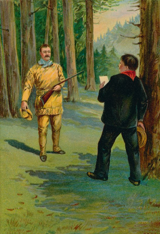 Theodore Roosevelt a haldokló elnök ágyához szólította alkotó: North American