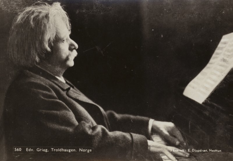 Edvard Grieg Troldhaugenben, Norvégiában alkotó: Norwegian Photographer