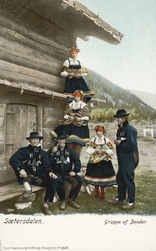 Gazdálkodók csoportja, Setesdal, Norvégia alkotó: Norwegian Photographer