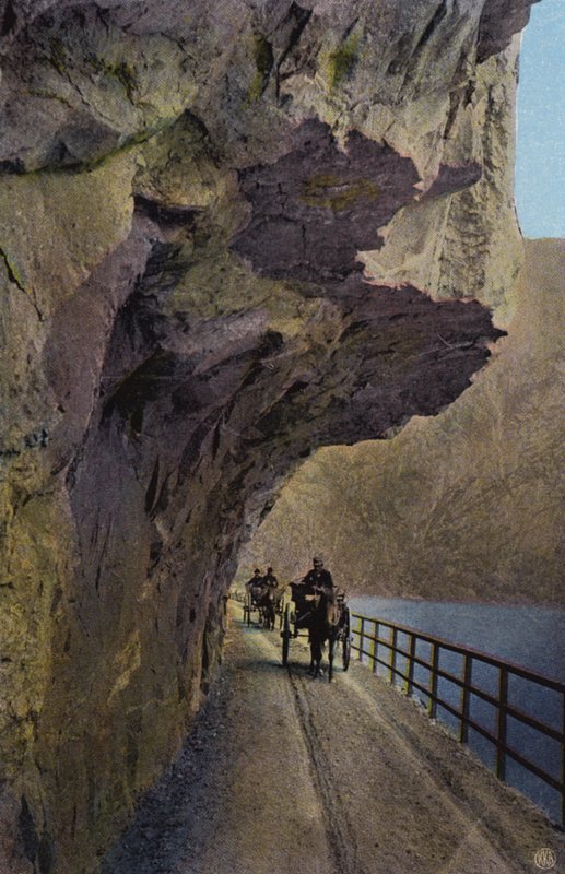Norge / Norvégia: Hardanger (színes fotó): Az Eidsfjordba vezető út (színes fotó) alkotó: Norwegian Photographer