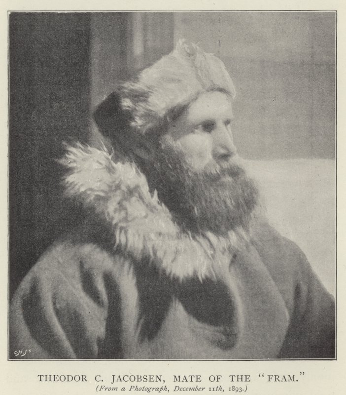 Theodor C Jacobsen, a "Fram" társa (f/w fotó) alkotó: Norwegian Photographer