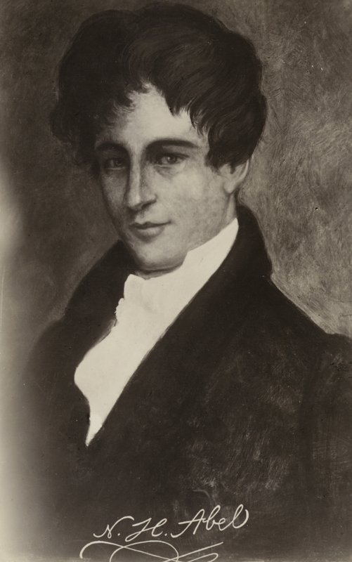 Niels Henrik Abel (1801-1829), norvég matematikus alkotó: Norwegian School
