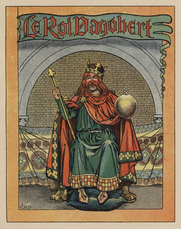 Dagobert király alkotó: Onfray de Breville Job