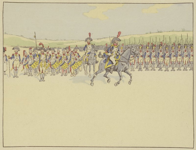 Napóleont 1796. február 23-án nevezik ki az olaszországi francia hadsereg parancsnokává alkotó: Onfray de Breville Job