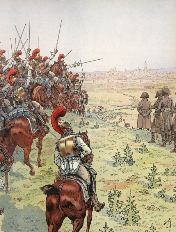 Napóleon, a borodinói csata előtt, 1812. szeptember 7 alkotó: Onfray de Breville Job