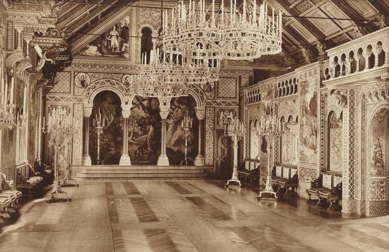 Bajor királyok kastélya, Neuschwanstein, a Singerhall alkotó: Otto Ballerstedt