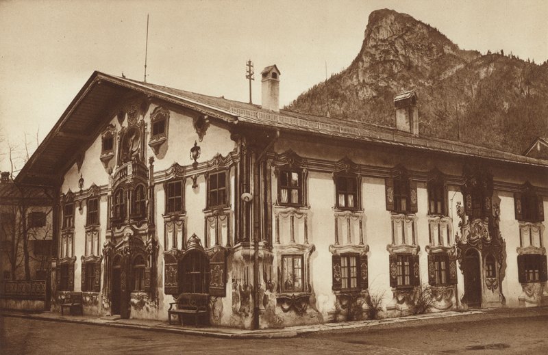 Dr. Lang-House Oberammergauban alkotó: Otto Ballerstedt