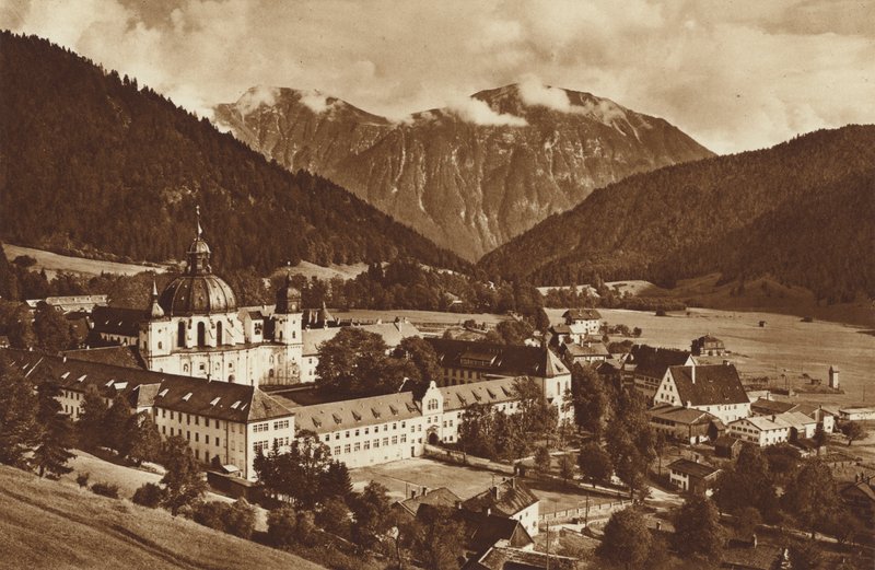 Ettal és kolostora Estergebirge felé alkotó: Otto Ballerstedt
