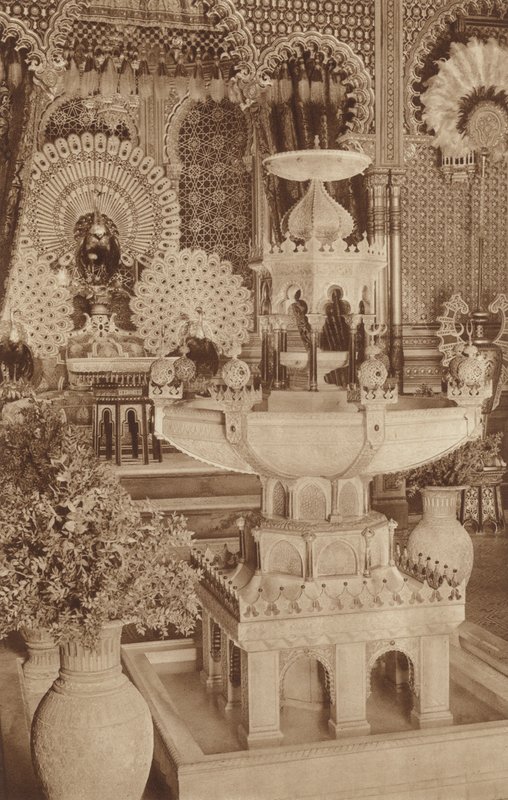 Mór kioszk, a Linderhof bajor királyi kastély közelében alkotó: Otto Ballerstedt