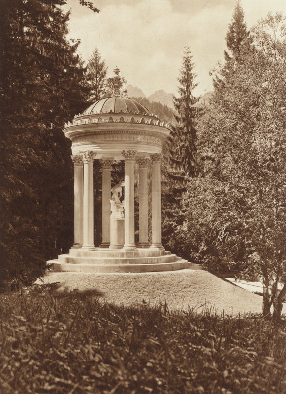 Linderhof királykastély parkja, Venus Pavillon alkotó: Otto Ballerstedt