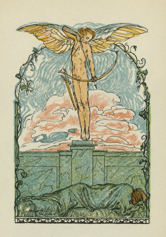Anakreón dalai (színes litográfia) alkotó: Otto Friedrich