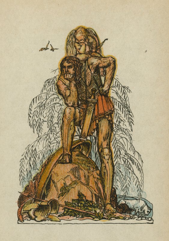 Anakreón dalai (színes litográfia) alkotó: Otto Friedrich