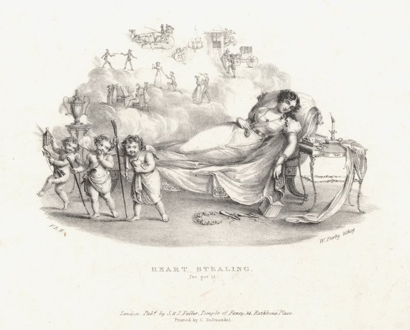 Szívlopás. Megvan (litho) alkotó: Owen (attr.to) Jones