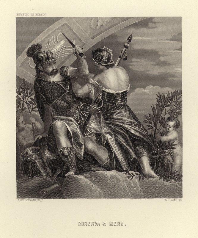 Minerva és Mars alkotó: Paolo Veronese