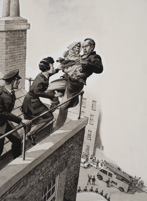 Ne gyere közelebb, mert ugrok! alkotó: Pat (1907-95) Nicolle