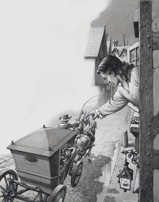 Hírnök az éjszakában alkotó: Pat (1907-95) Nicolle