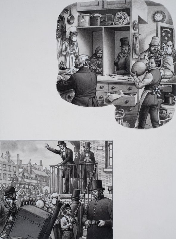 William Booth (1829-1912) (gouache, papír) alkotó: Pat (1907 95) Nicolle