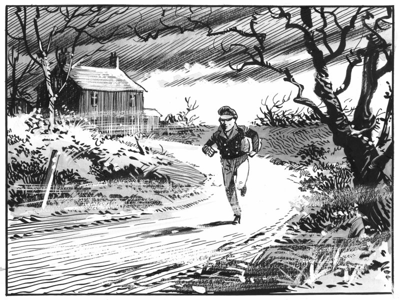 Illusztráció Charles Dickens Nagy várakozások című könyvéhez (toll és tinta) alkotó: Pat (1907 95) Nicolle