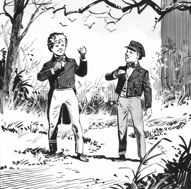 Illusztráció Charles Dickens Nagy várakozások című könyvéhez (toll és tinta) alkotó: Pat (1907 95) Nicolle