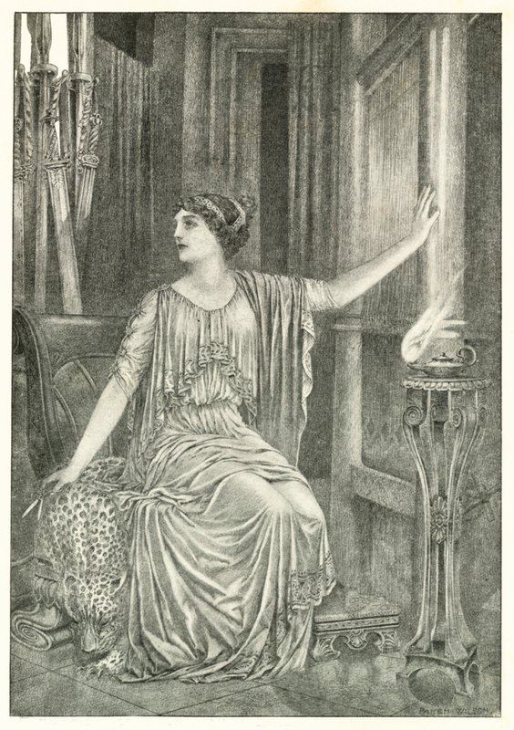 Illusztráció Homérosz Odüsszeiájához (litográfia) alkotó: Patten (after) Wilson