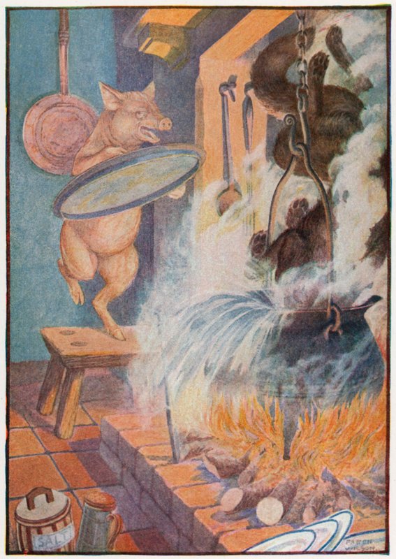 Esett a farkas (színes litó) alkotó: Patten Wilson