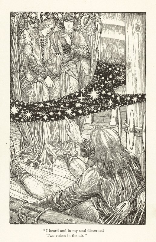 Rime of the Ancient Mariner (metszet) alkotó: Patten Wilson