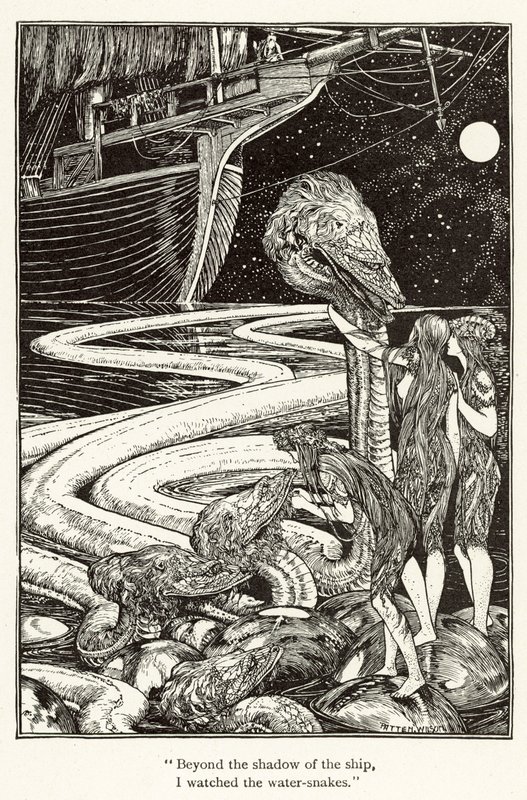 Rime of the Ancient Mariner (metszet) alkotó: Patten Wilson