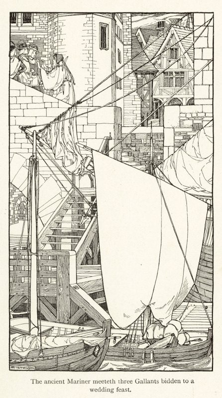 Rime of the Ancient Mariner (metszet) alkotó: Patten Wilson