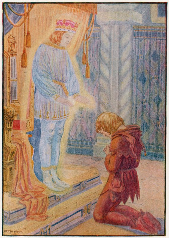Robert térdre rogyott (színes litó) alkotó: Patten Wilson