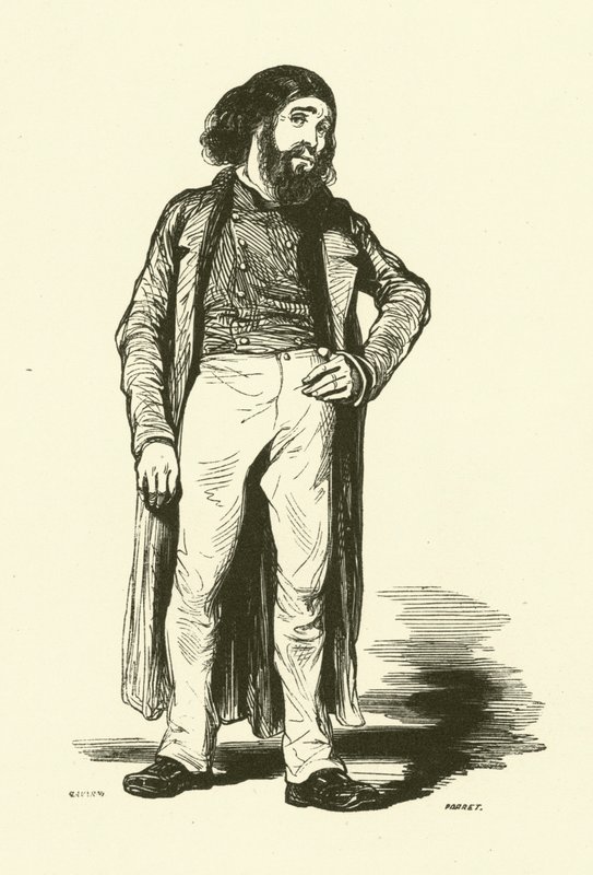A modell alkotó: Paul after Gavarni