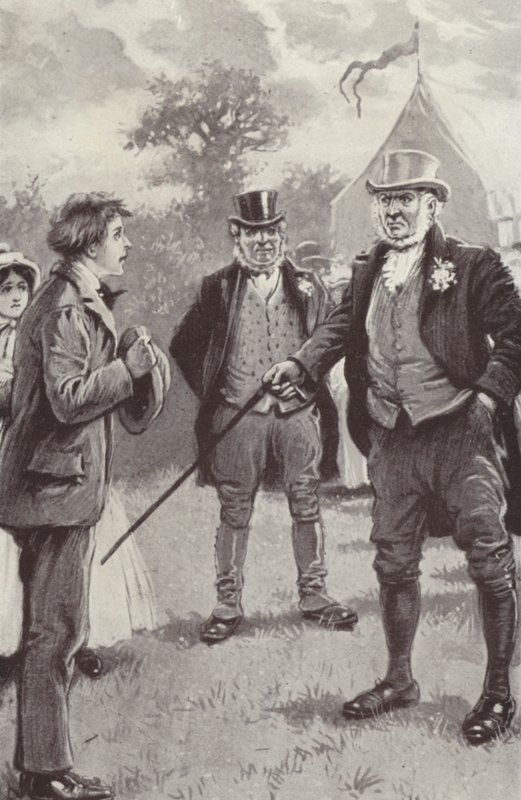 Illusztráció a Barchester Towershez, Anthony Trollope (litho) alkotó: Paul (after) Hardy