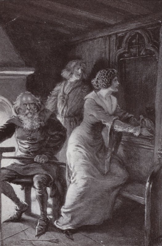 Illusztráció: A kolostor és a kandalló, Charles Reade (litho) alkotó: Paul (after) Hardy