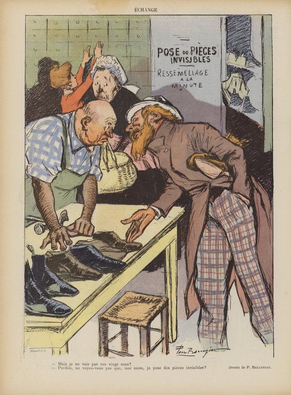 Illusztráció Le Rire alkotó: Paul Balluriau
