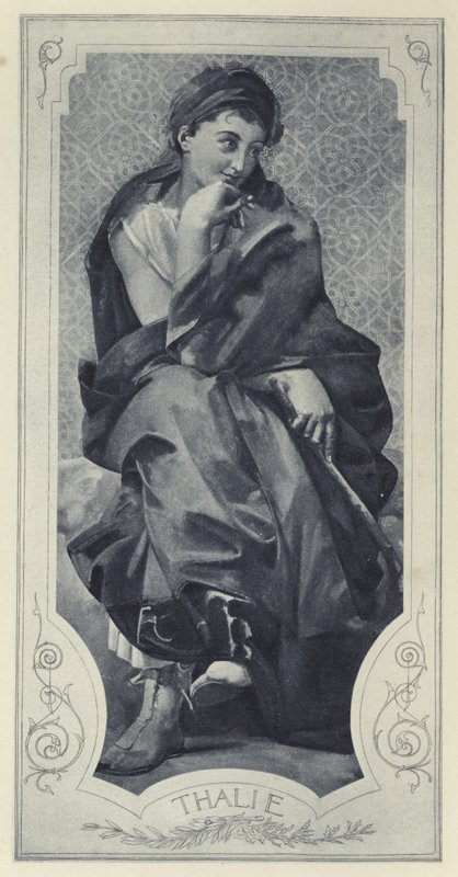 Thália, a vígjáték múzsája (fotogravír) alkotó: Paul Baudry
