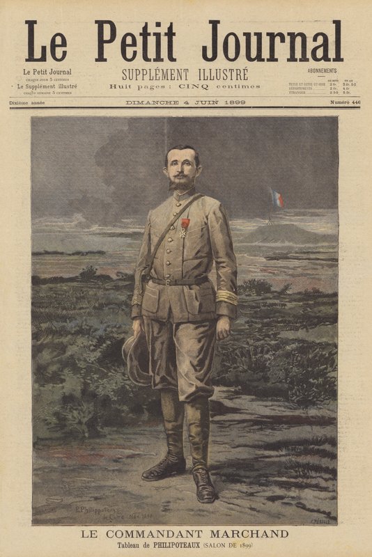 Jean-Baptiste Marchand őrnagy, francia katona és felfedező alkotó: Paul Dominique Philippoteaux