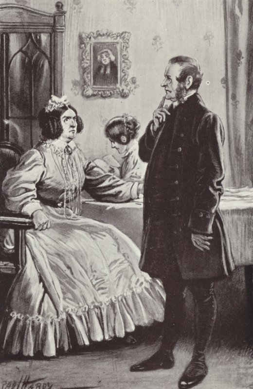 Illusztráció a Barchester Towershez, Anthony Trollope alkotó: Paul Hardy