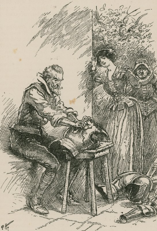 Az első dolga volt, hogy átkutasson egy páncélruhát, amely a dédapjáé volt alkotó: Paul Hardy