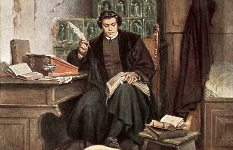 Luther Márton, 1521 májusától 1522 márciusáig alkotó: Friedrich Paul Thumann