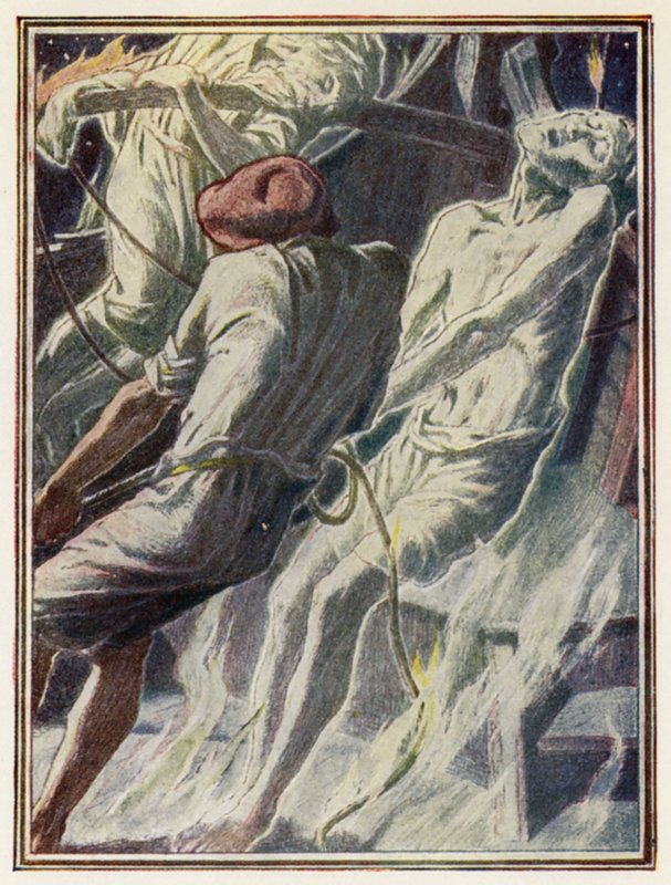 Illusztráció Coleridge The Ancient Mariner című művéhez (színes litográfia) alkotó: Paul Vincent Woodroffe
