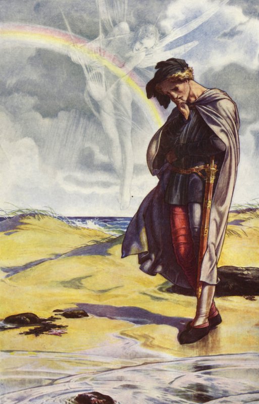 William Shakespeare: A vihar, I. felvonás, 2. jelenet (színes litó) alkotó: Paul Vincent Woodroffe