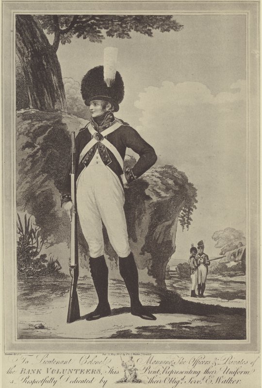 Bankönkéntes, 1804 alkotó: Peltro William Tomkins