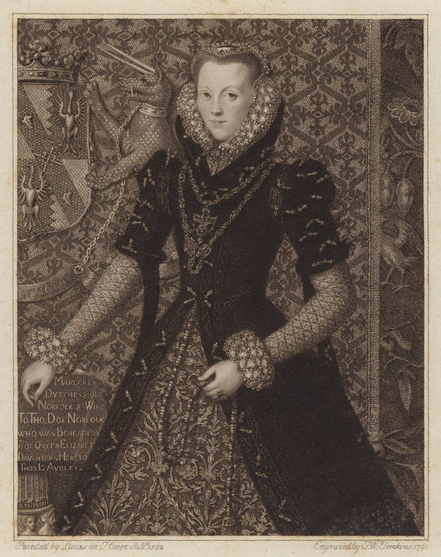 Margit, Norfolk hercegnője alkotó: Peltro William Tomkins