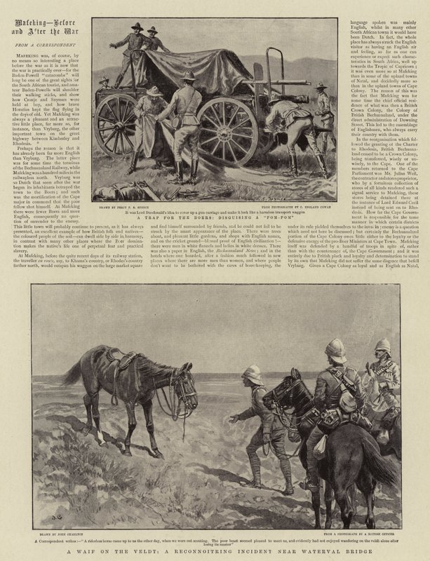 Mafeking, a háború előtt és után alkotó: Percy F.S. Spence
