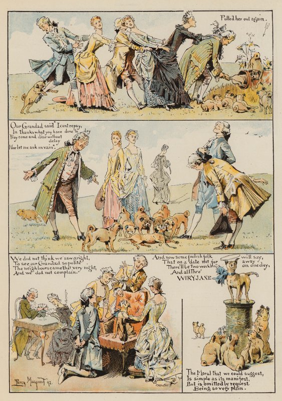 The Lay of Wiry Jane, Percy Macquoid (chromolitho) alkotó: Percy Macquoid