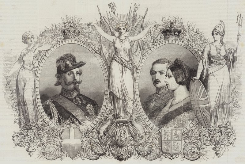 Szardínia királyának látogatása alkotó: Percy Macquoid