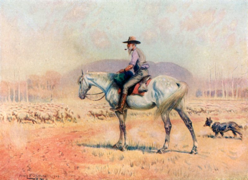 Egy juhász (színes litó) alkotó: Percy F.S. (after) Spence