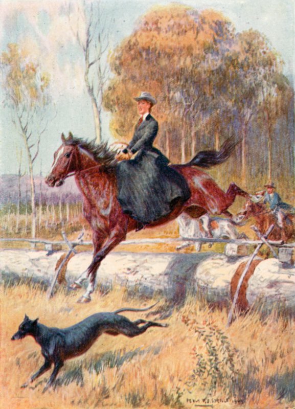 Kenguru vadászat (színes litó) alkotó: Percy F.S. (after) Spence